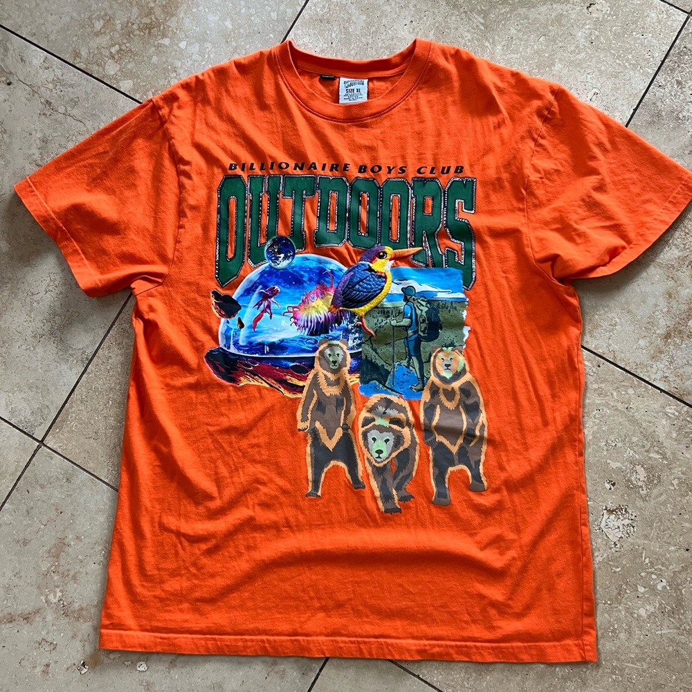Billionaire Boys Club Bright Orange Tee